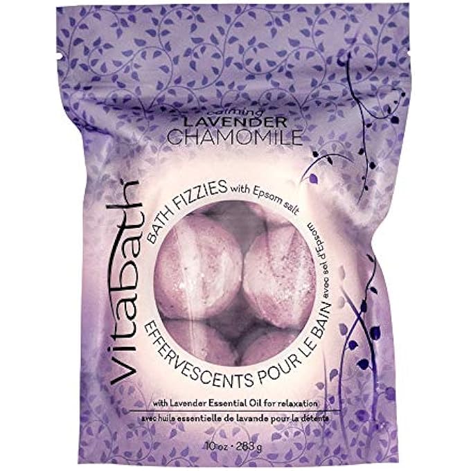 Vitabath Bath Fizzies, Lavender Chamomile, 10 Ounce - Image 1